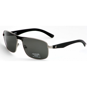 Mens Guess Designer Sunglasses, complete with case and cloth GU 6616 Gunmetal 